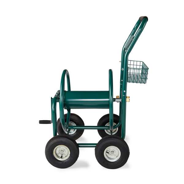 Liberty Garden 4 Wheel Steel Hose Reel Cart & Reviews Wayfair